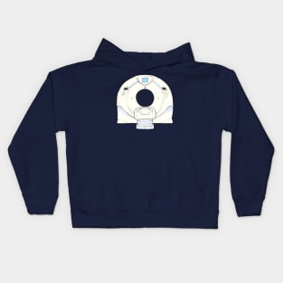 CT scanner illustration Kids Hoodie